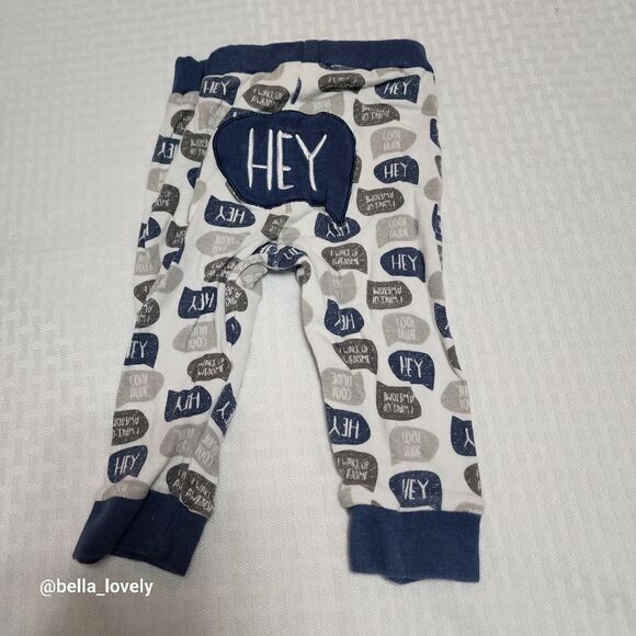 🏖 3-6 Months Infant Baby Matching Set Long Sleeve Pants Snap Button Onesie - Picture 4 of 5